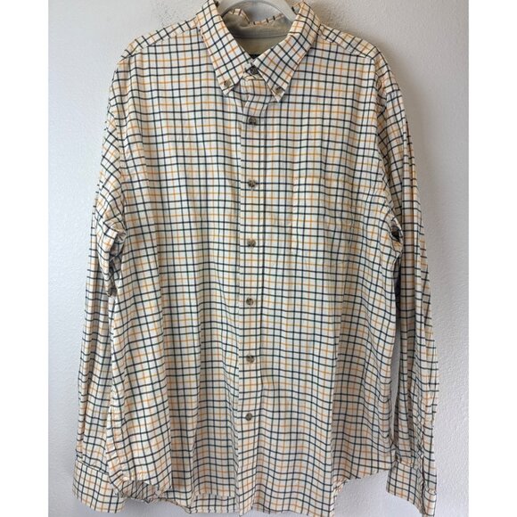 Eddie Bauer Men’s XL Plaid Button Down Shirts 100% Cotton Business Casual - Picture 1 of 10